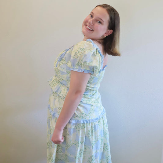 Patchwork Petals Dress