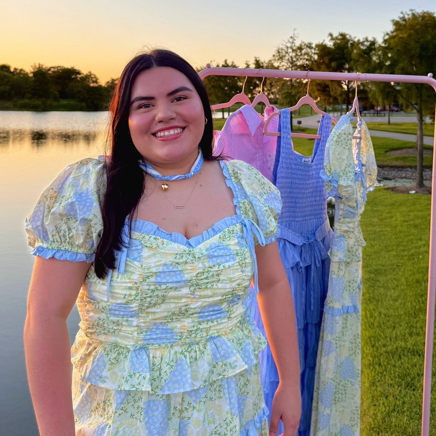 Patchwork Petals Dress