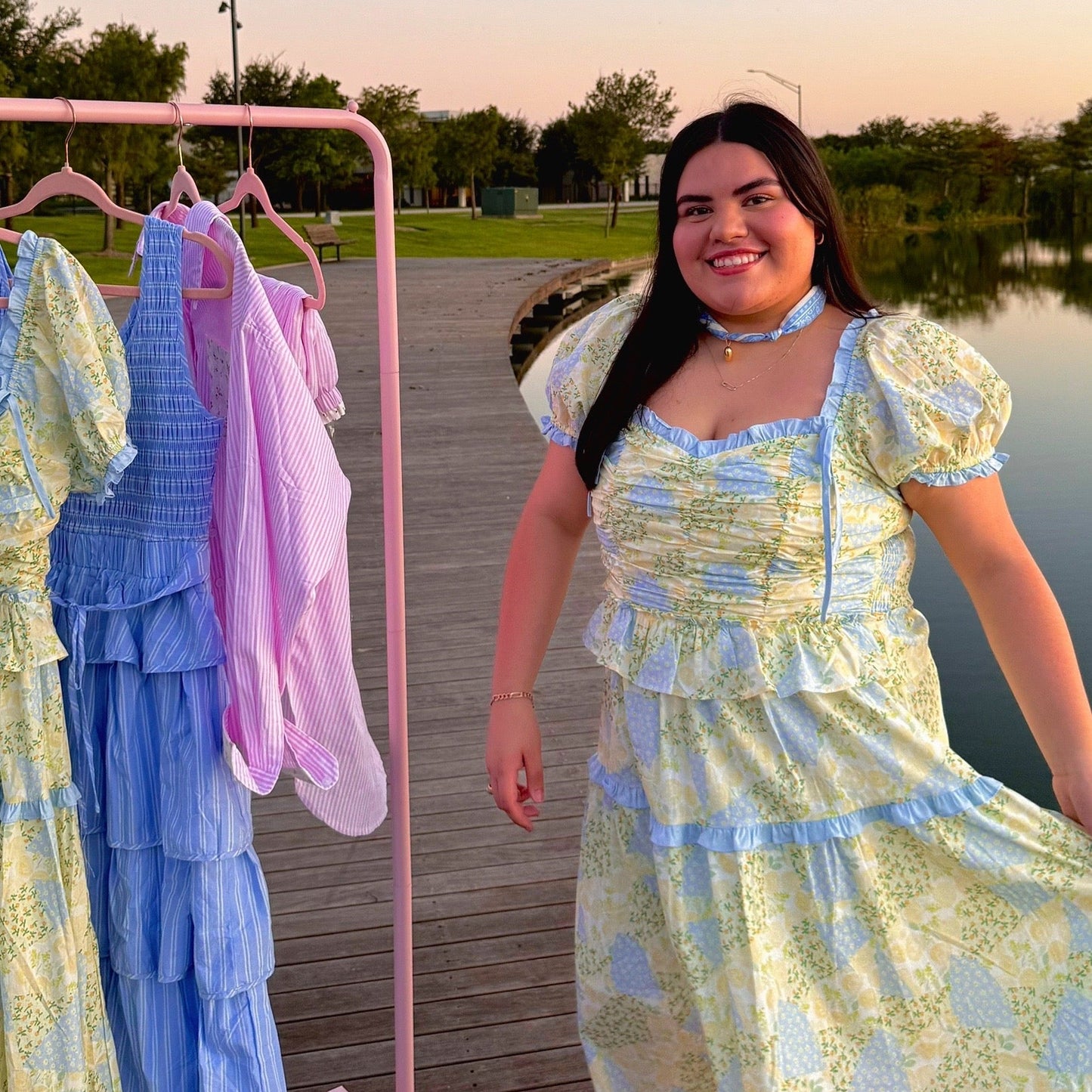 Patchwork Petals Dress