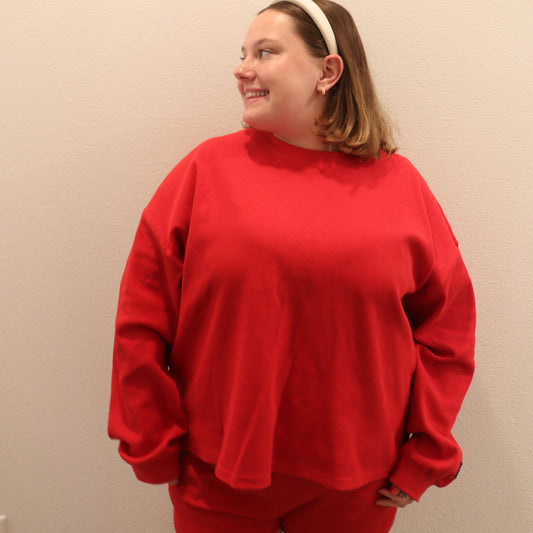 Red Ribbon Crewneck