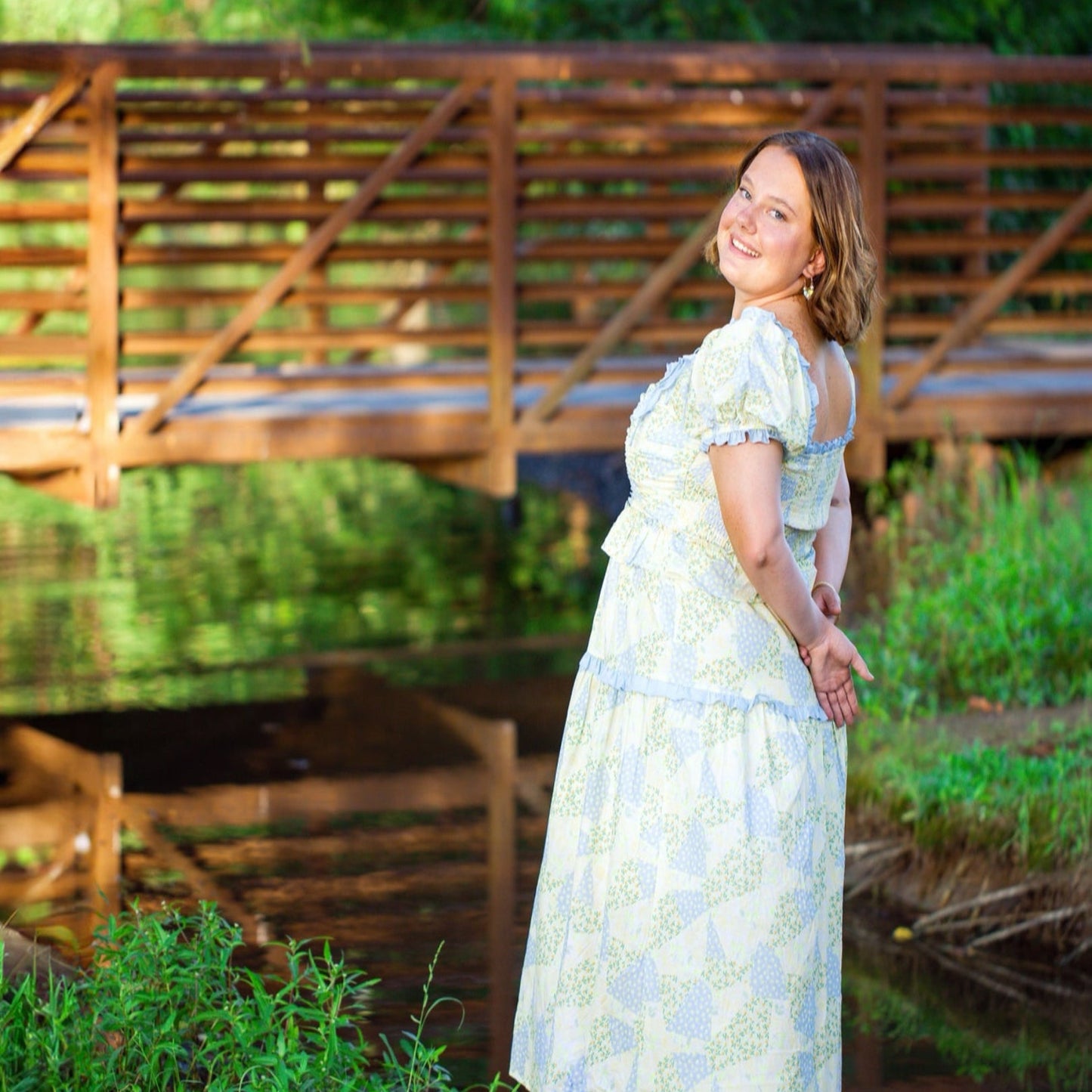 Patchwork Petals Dress