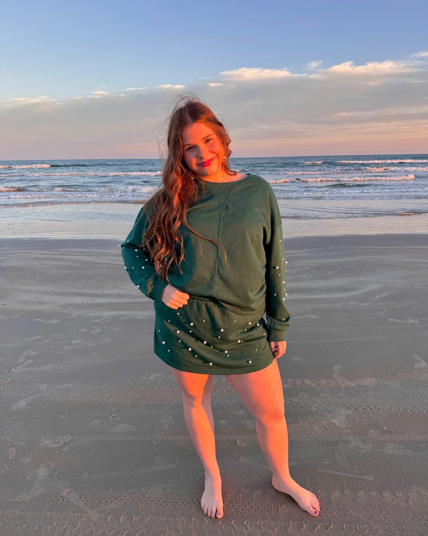 Mistletoe Pearl Lounge Set