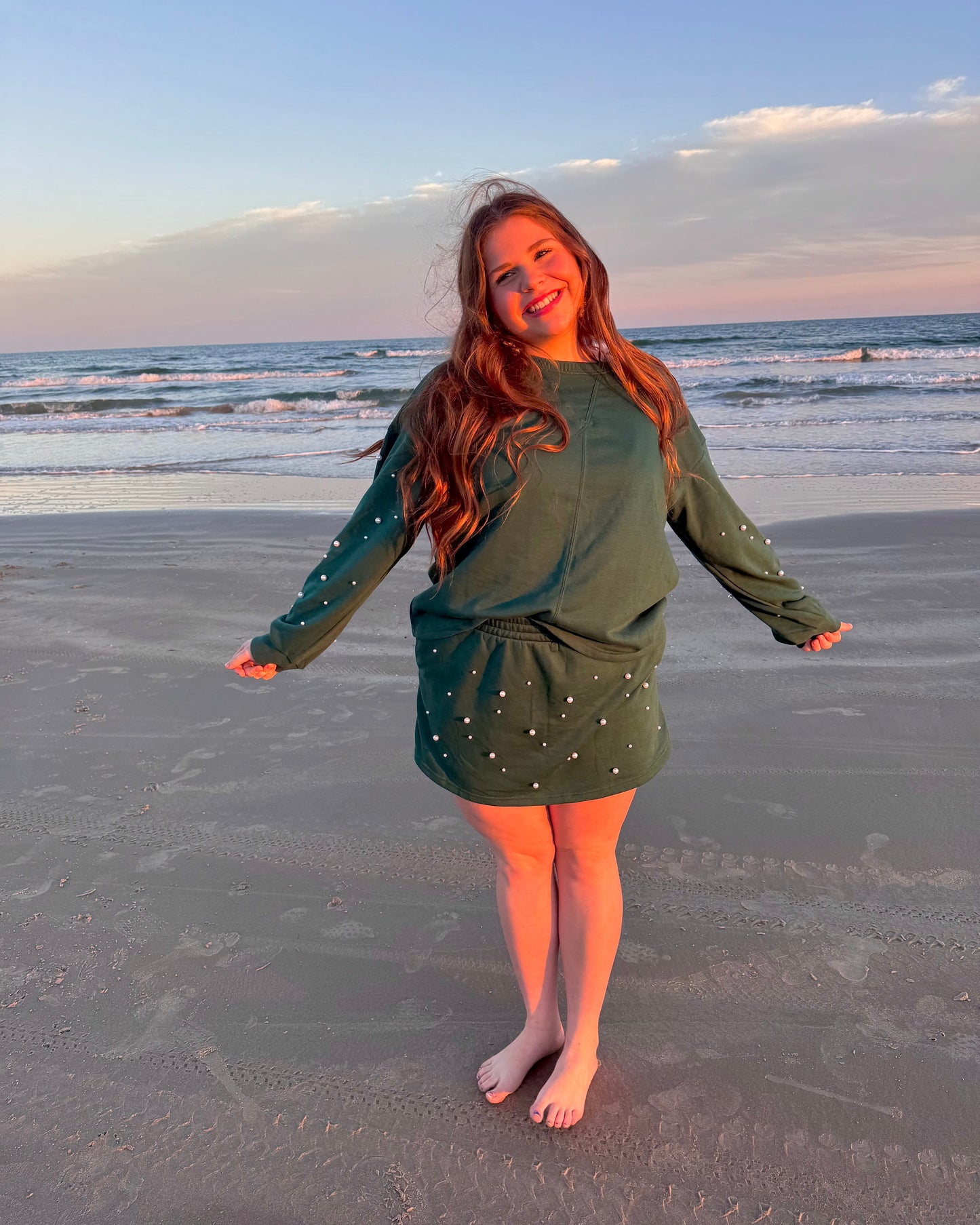 Mistletoe Pearl Lounge Set