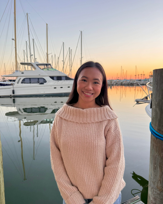 Blushing Harbor Sweater