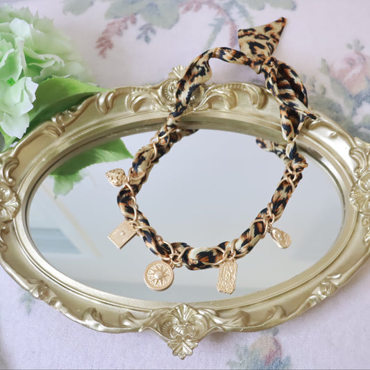 Savannah Charm Scarf Necklace