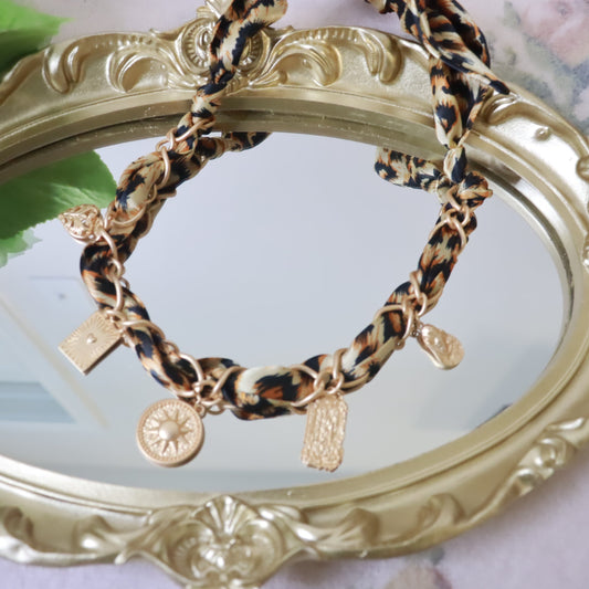 Savannah Charm Scarf Necklace