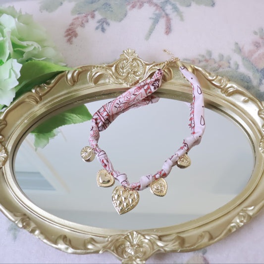 Rosalie Heart Charm Necklace