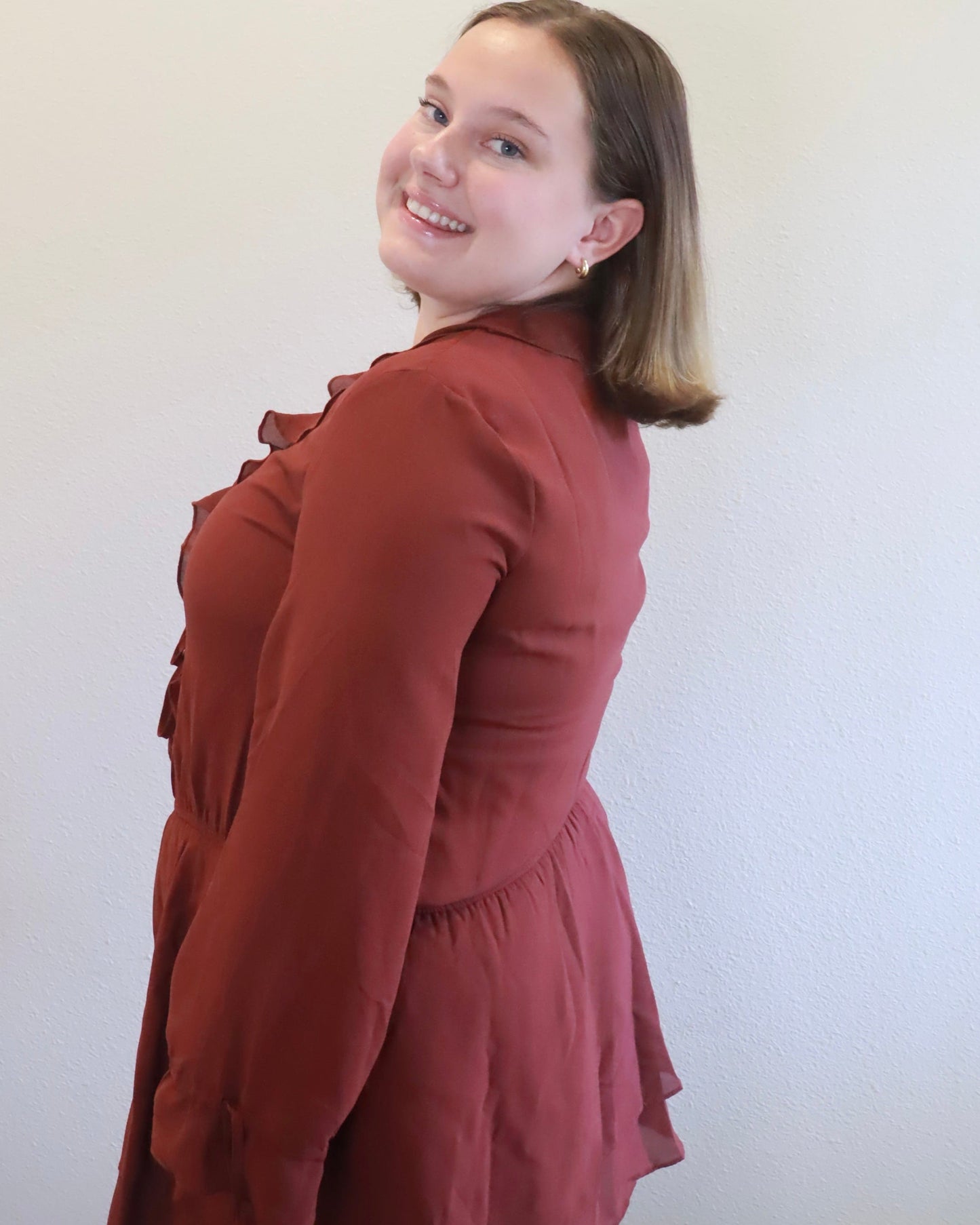 Maroon Muse Dress