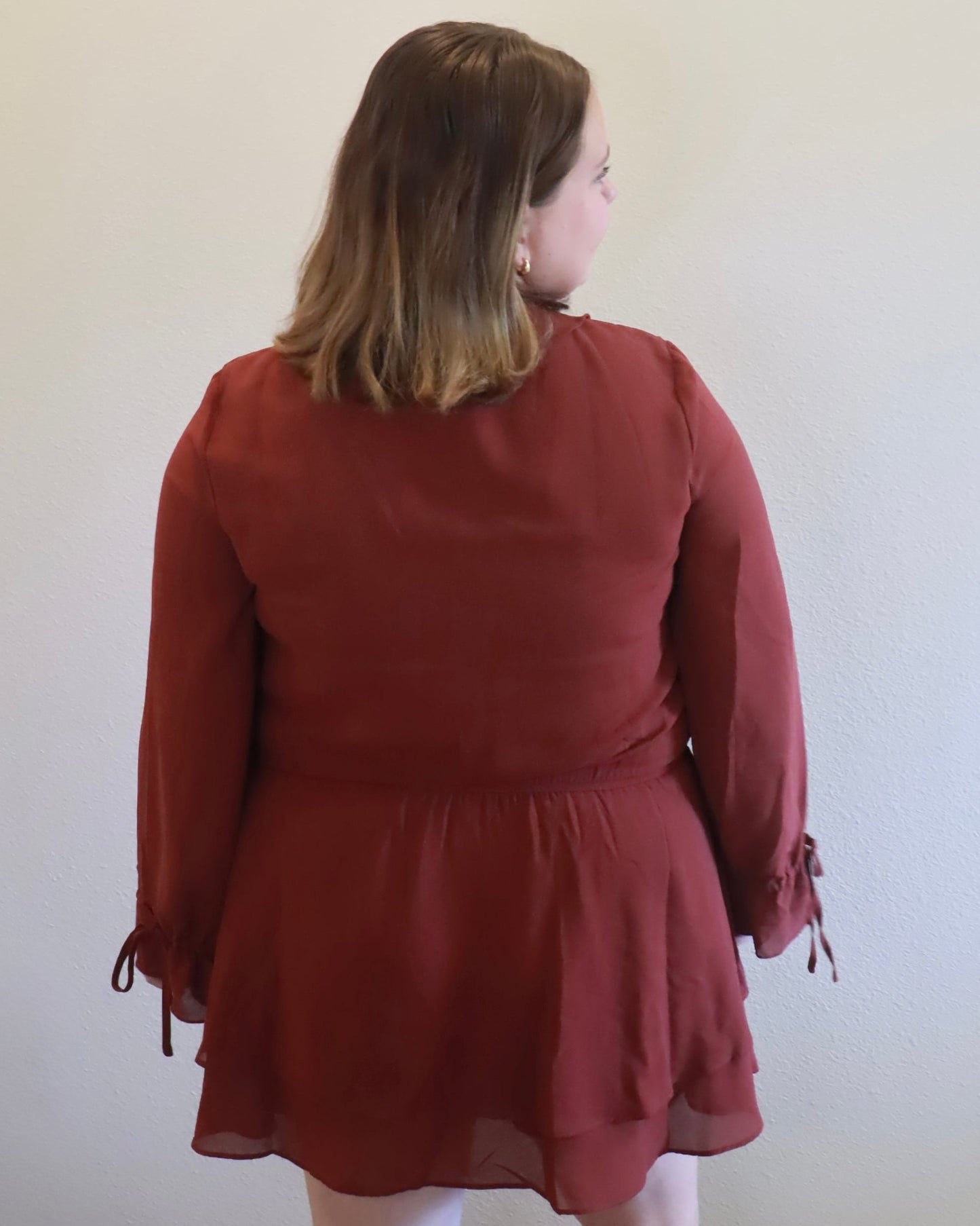 Maroon Muse Dress