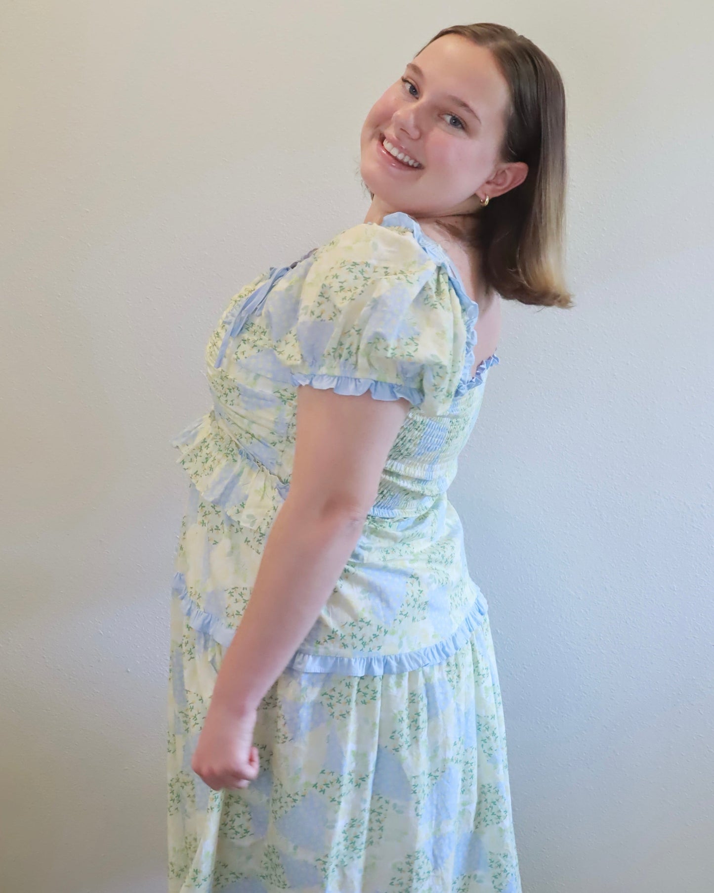 Patchwork Petals Dress