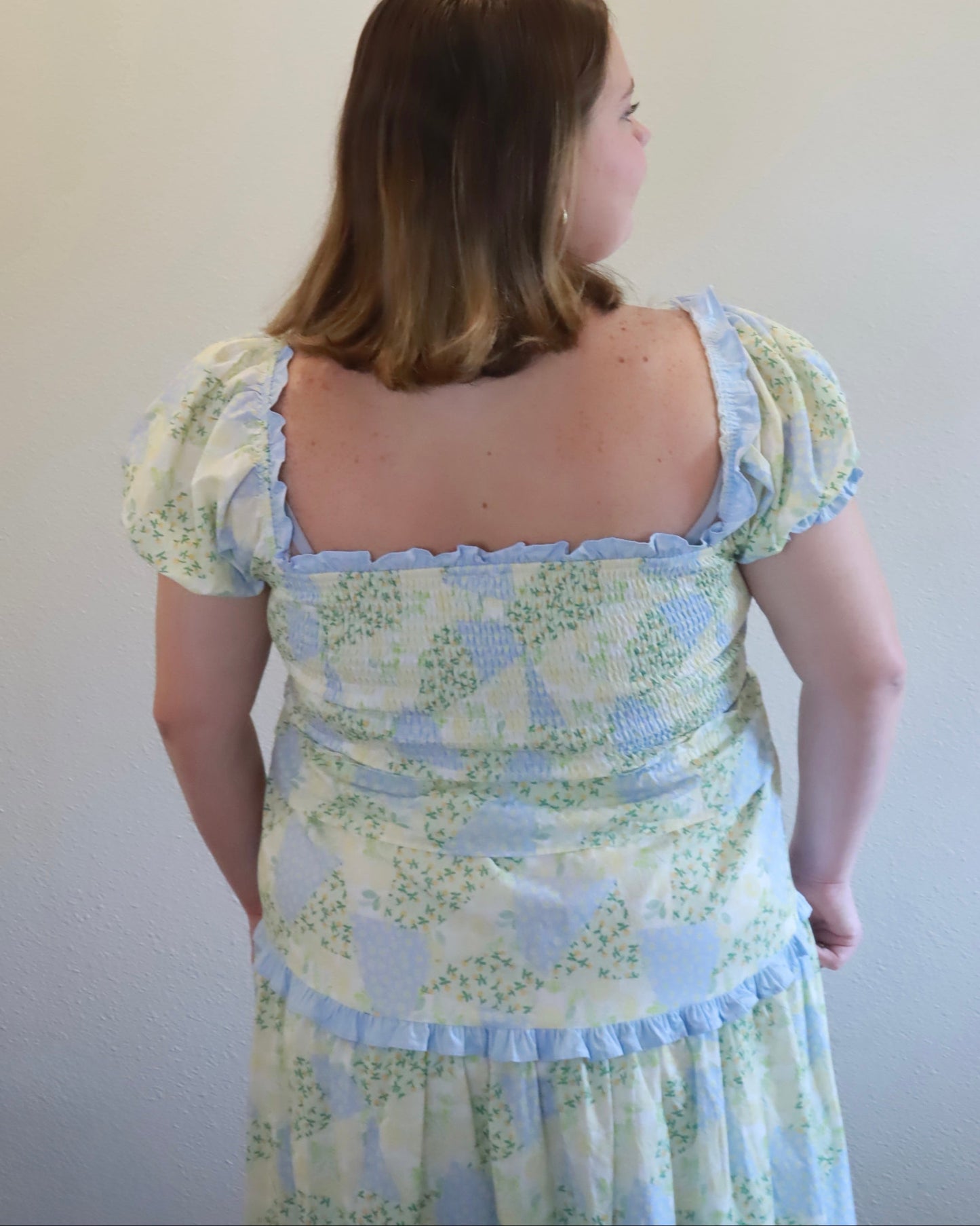 Patchwork Petals Dress