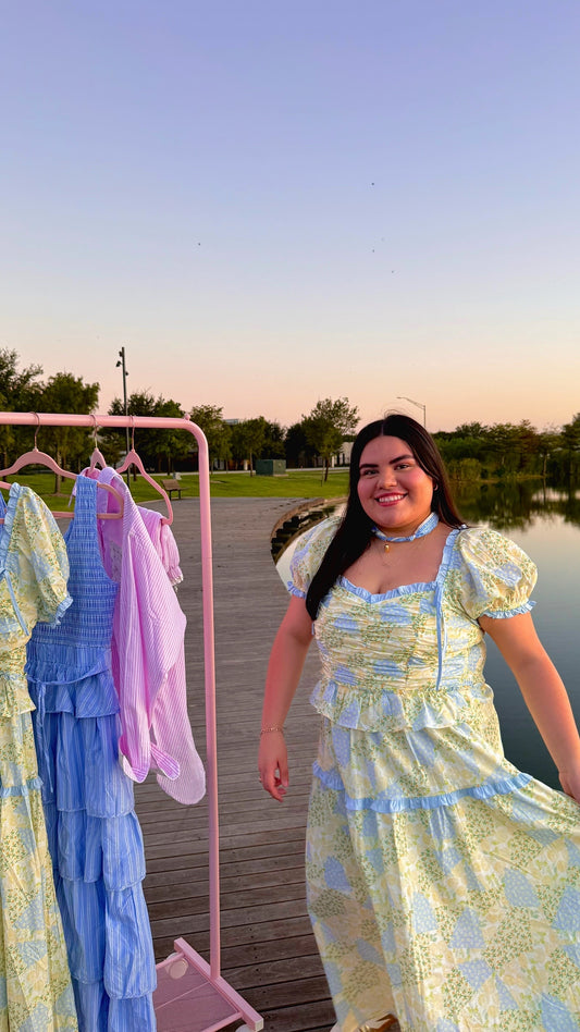 Patchwork Petals Dress