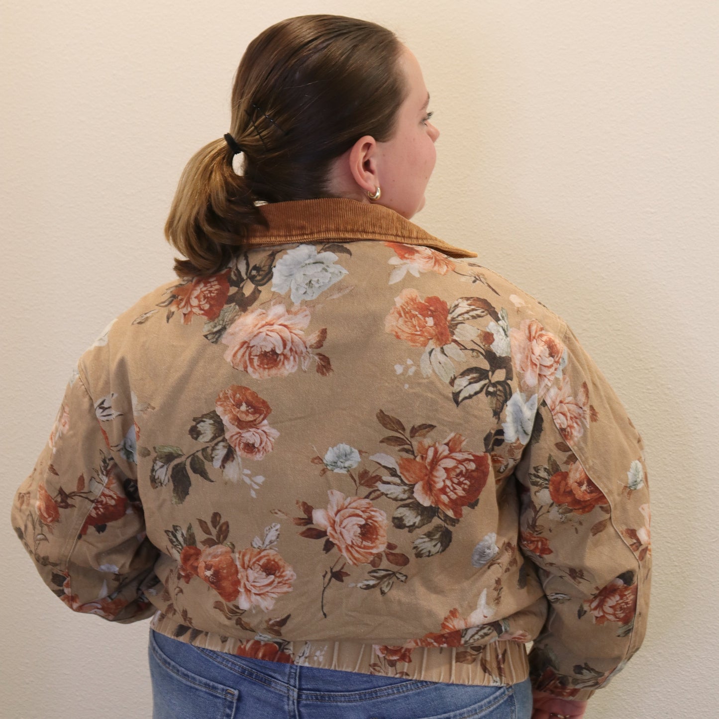 Rustic Rose Bomber