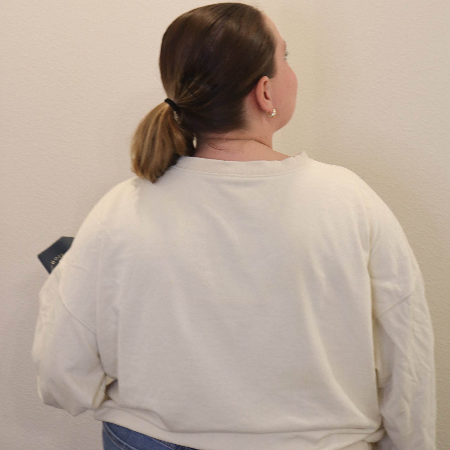 Jesus Saves Patchwork Crewneck