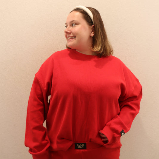 Red Ribbon Crewneck