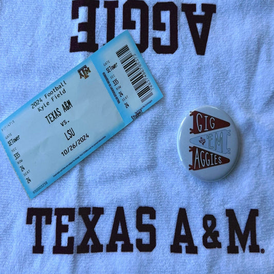Varsity Flag Button