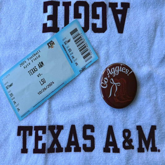 Go Aggies Button